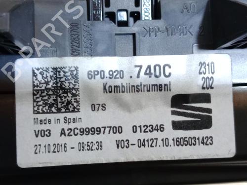 Instrument cluster SEAT IBIZA IV (6J5, 6P1) 1.0 TSI | BP18411095C47 
