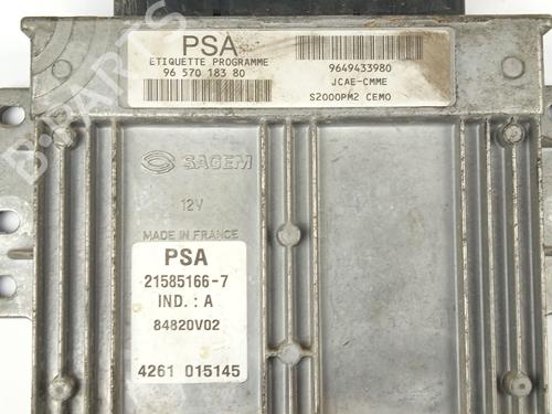 Engine control unit (ECU) CITROËN C2 (JM_) 1.4 | BP16703590M57 