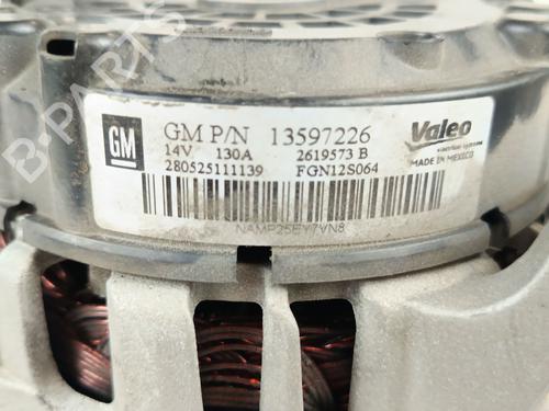 Alternator OPEL MOKKA / MOKKA X (J13) 1.4 LPG (_76) | BP27930851M7 