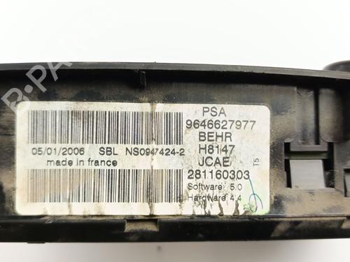 Climate control PEUGEOT 307 (3A/C) 1.6 HDi 110 | BP26221055I5 