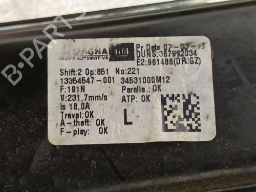 Front left window mechanism OPEL MERIVA B MPV (S10) 1.6 CDTI (75) | BP34474178C22 - Image 4