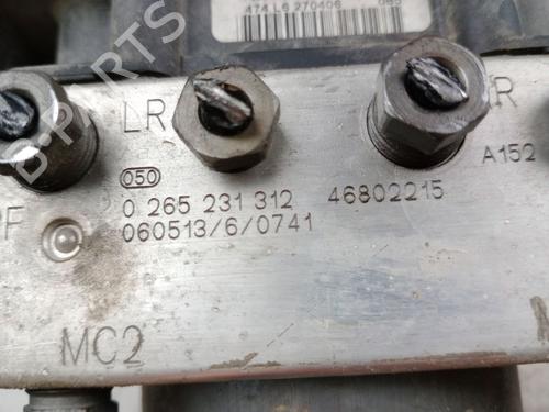 ABS pump FIAT PANDA (169_) 1.2 (169.AXB11, 169.AXB1A) | BP19697935M43 