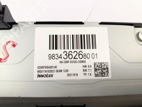 Display monitor PEUGEOT 308 III (FB_, FH_, FP_, F3_, FM_) BlueHDi 130 (FBYHZL, FBYHZT) | BP27511667C48 