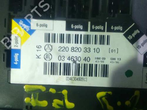 Electronic module MERCEDES-BENZ S-CLASS (W220, V220) S 500, S 500 L (220.075, 220.175, 220.875) | BP14352589M83