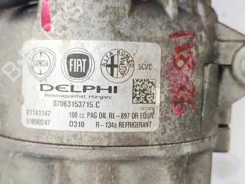 AC compressor FIAT 500L (351_, 352_) 1.6 D Multijet (199LYD1B) | BP32720196M34  - Image 5