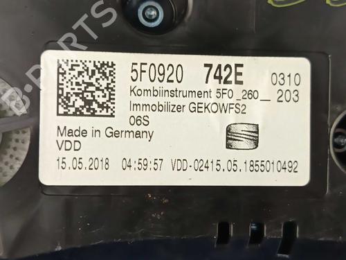 Instrument cluster SEAT LEON ST (5F8) 1.4 TGI | BP36239134C47 - Image 3