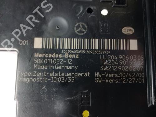 Fuse box MERCEDES-BENZ C-CLASS (W204) C 200 CDI (204.001) | BP18411333E1 