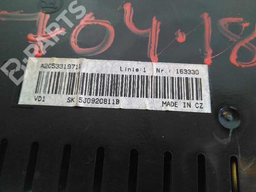 Instrument cluster SKODA FABIA II (542) 1.2 | BP9991802C47 