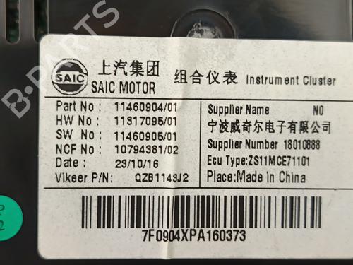 Instrument cluster MG MG ZS SUV (AZS1) 1.5 VTi | BP30274277C47