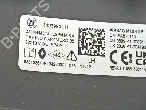 Airbag Kit DACIA DUSTER (HM_) 1.3 TCe 150 (HMM3) | BP31929310C86 - Image 7