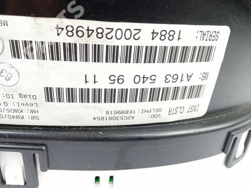 Cockpit MERCEDES-BENZ M-CLASS (W163) ML 270 CDI (163.113) | BP10672655C47 