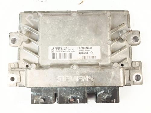 Used Engine control unit (ECU) RENAULT CLIO III (BR0/1, CR0/1) 1.2 16V (BR02, BR0J, BR11, CR02, CR0J, CR11) (75 hp) 27355292