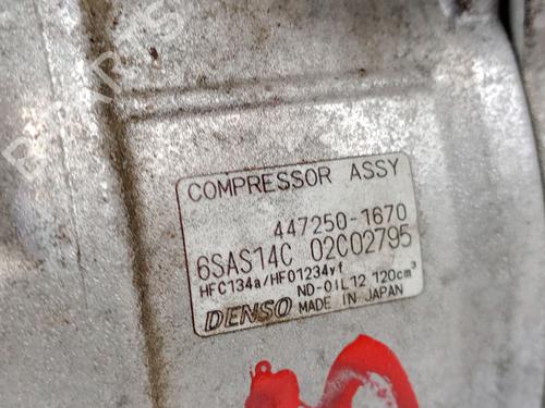 AC compressor MERCEDES-BENZ GLA-CLASS (X156) GLA 200 CDI / d (156.908) | BP25866867M34 