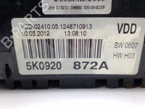 Instrument cluster VW GOLF VI (5K1) 1.6 TDI | BP24319039C47 