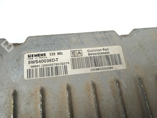 Engine control unit (ECU) CITROËN BERLINGO / BERLINGO FIRST MPV (MF_, GJK_, GFK_) 2.0 HDI 90 (MFRHY) | BP16767213M57 
