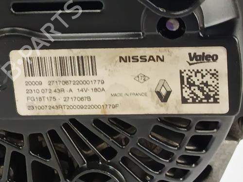 Alternator RENAULT KANGOO / GRAND KANGOO II (KW0/1_) 1.5 dCi 95 (KW16) | BP30721514M7