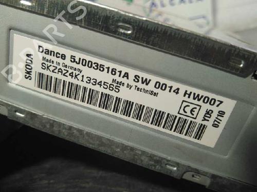 Radio SKODA FABIA II (542) 1.2 | BP14353661E6 