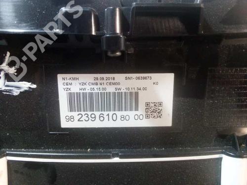 Instrument cluster PEUGEOT EXPERT Van (V_)  | BP9994913C47 