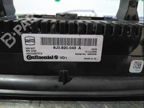 Climate control SEAT IBIZA IV (6J5, 6P1)  | BP10196646I5