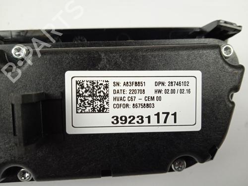 Climate control OPEL CORSA F (P2JO)  | BP12999508I5 