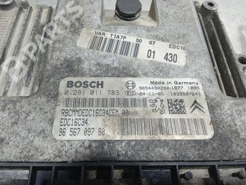 Engine control unit (ECU) PEUGEOT 206 Hatchback (2A/C)  | BP9984683M57 