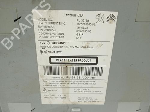 Radio CITROËN C4 II (NC_) 1.6 HDi 90 | BP15679238E6