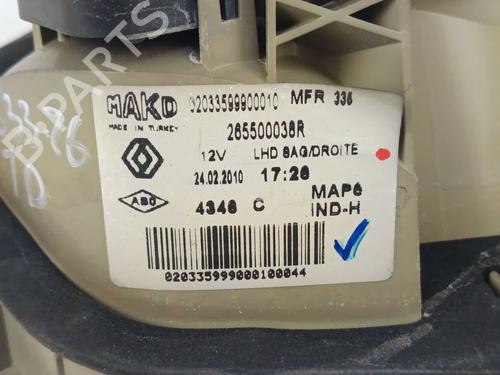 Right tailgate light RENAULT FLUENCE (L3_) 1.5 dCi (L30S) | BP40506892C80 - Image 3