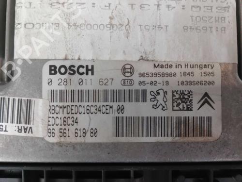 Engine control unit (ECU) PEUGEOT 307 SW (3H) 1.6 HDI 110 | BP24998863M57 - Image 3