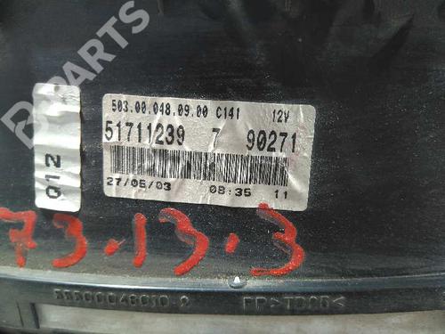 Instrument cluster FIAT PANDA (169_) 1.2 (169.AXB11, 169.AXB1A) | BP9989455C47 