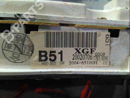 Instrument cluster HYUNDAI SANTA FÉ I (SM) 2.0 CRDi | BP10957904C47 