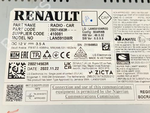 Display DACIA SANDERO III 1.0 TCe 90 | BP29434235C48 