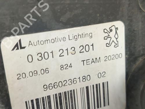 Left headlight PEUGEOT 407 (6D_) 2.0 HDi 135 (6DRHRH, 6DRHRE, 6DRHRG, 6DRHRJ) | BP29609061C28 
