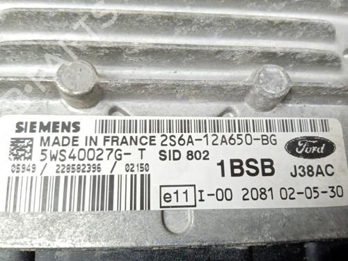 Engine control unit (ECU) FORD FIESTA V (JH_, JD_)  | BP13217469M57 