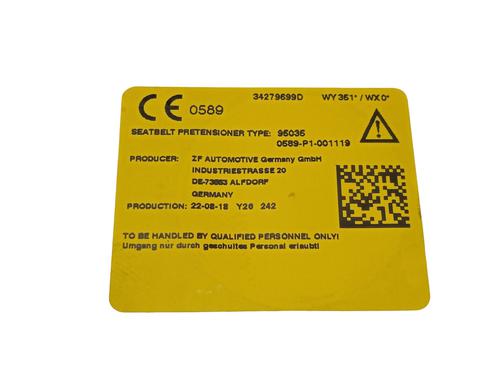 Kollisonspute sett CUPRA FORMENTOR (KM7, KMP) 1.5 TSI | BP17643749C86 