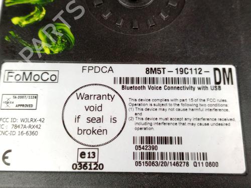 Elektronisk modul FORD FIESTA VI (CB1, CCN) 1.6 Ti | BP23536546M83 