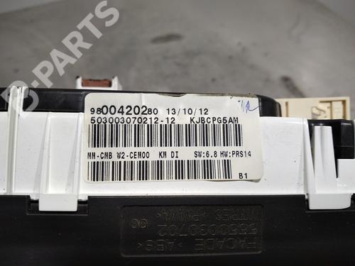 Instrument cluster PEUGEOT 508 I (8D_)  | BP10093904C47 