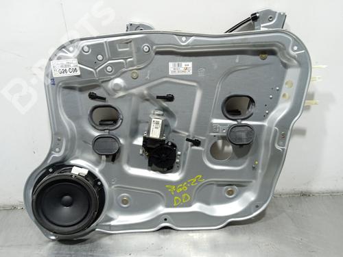 Used Front right window mechanism HYUNDAI SANTA FÉ II (CM) 2.2 CRDi (155 hp) 10930678