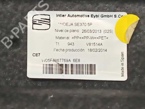 Rear parcel shelf SEAT LEON (5F1) 2.0 TDI | BP30202572C85 - Image 3