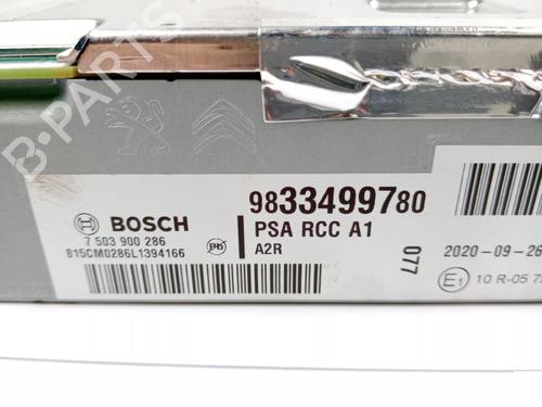 Radio PEUGEOT 2008 II (UD_, US_, UY_, UJ_, UR_, UC_) 1.5 BlueHDI 100 | BP29136033E6 