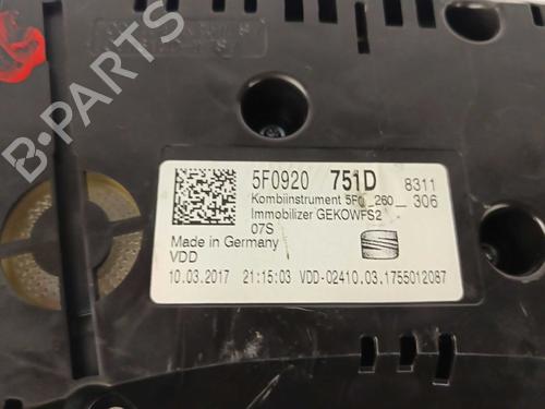 Instrument cluster SEAT LEON (5F1) 2.0 TDI | BP36304192C47 - Image 3