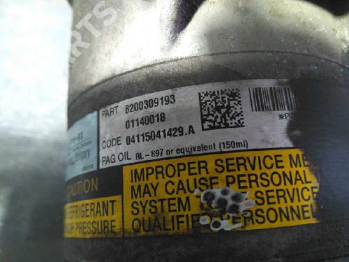 AC compressor RENAULT MEGANE II Estate (KM0/1_)  | BP9991973M34 