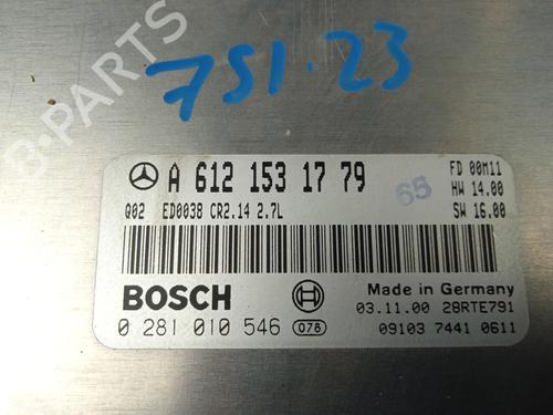 Engine control unit (ECU) MERCEDES-BENZ M-CLASS (W163) ML 270 CDI (163.113) | BP16935469M57 