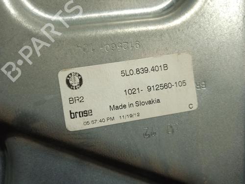 Rear left window mechanism SKODA YETI (5L) 2.0 TDI | BP29355689C24 