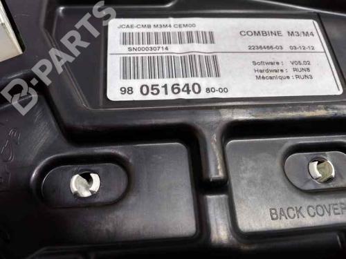 Instrument cluster CITROËN C-ELYSEE (DD_)  | BP9996350C47 