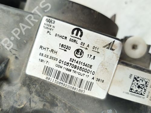 Right headlight FIAT TIPO Hatchback (356_, 357_) 1.3 D (356HXH1A) | BP29163681C29 