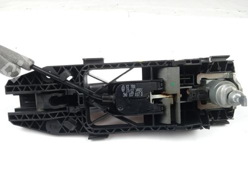 Front left exterior door handle SKODA FABIA II (542) 1.6 TDI | BP13619710C128 