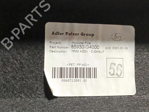 Rear parcel shelf HYUNDAI i30 (PDE, PD, PDEN) 1.6 CRDi | BP33183052C85 - Image 3