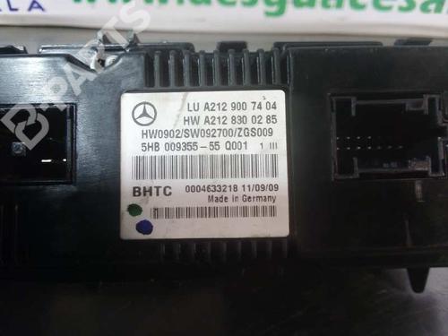 Climate control MERCEDES-BENZ E-CLASS Coupe (C207)  | BP9993446I5 