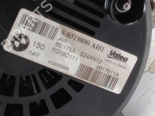 Alternator BMW 1 (F20) 116 d | BP25606238M7  - Image 5