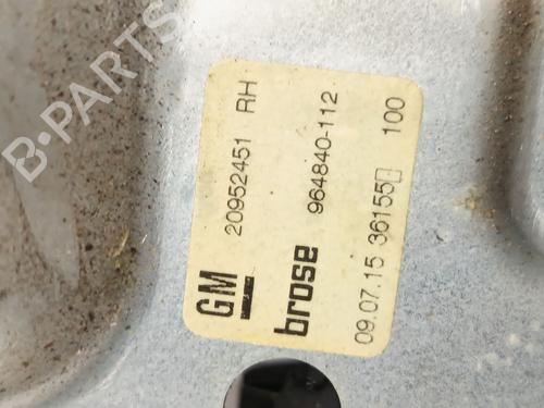 Rear right window mechanism OPEL INSIGNIA A (G09) 2.0 CDTI (68) | BP29488940C25 